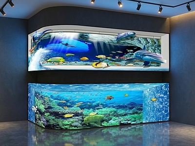 现代简约其他展厅 裸眼大屏户外屏幕
