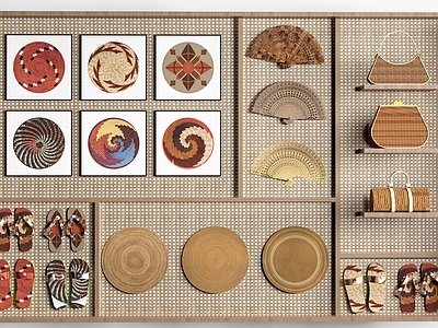 新中式文创展厅 现代文创展墙  工艺品墙  文化墙 展示墙