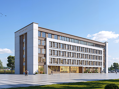现代简约办公楼 办公楼