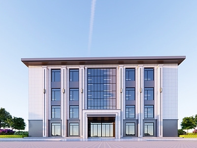 新中式产业园办公楼