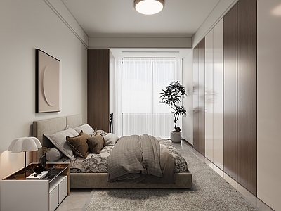 现代简约主卧
