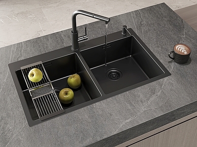 现代简约水槽