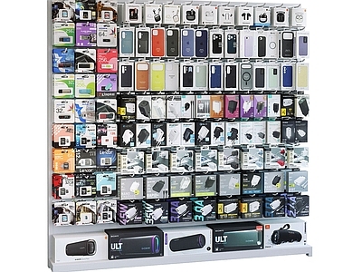 现代简约其他电器 商品货架 电子用品 商场货架 手机货架