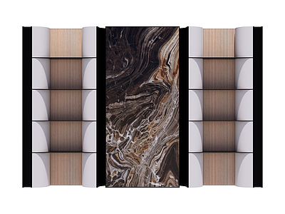 意式极简背景墙