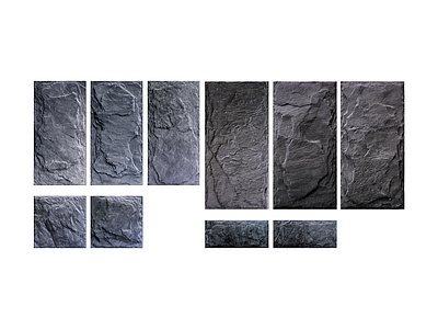 新中式背景墙 pu石