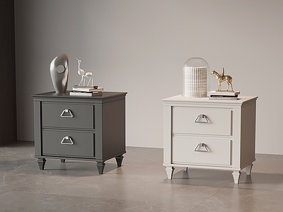 现代简约储物柜 现代意式床头柜