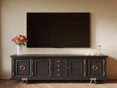 现代轻奢储物柜 法式复古电视柜