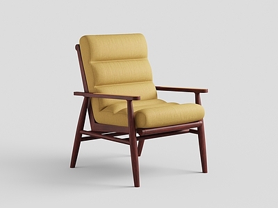 中古风休闲椅 休闲椅 实木休闲椅 躺椅