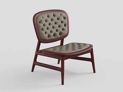 中古风休闲椅 休闲椅 实木椅 沙发 客厅