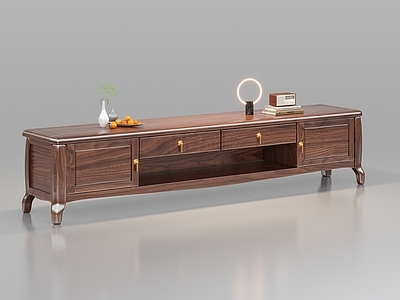 新中式电视柜 新中式 实木电视柜