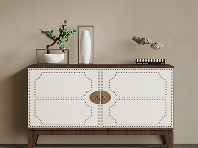 新中式储物柜 新中式玄关柜