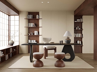 新中式书房