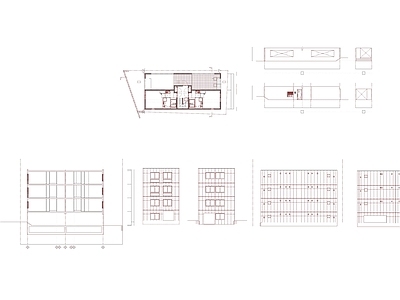 现代住宅楼建筑 公寓多层住宅建筑 第四代住宅 人才公寓 自建房 施工图