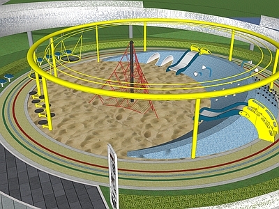 现代儿童友好型景观儿童游乐空间