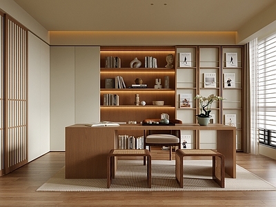 新中式书房