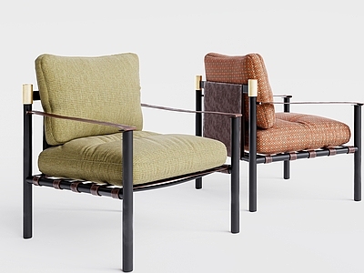 中古风单人沙发