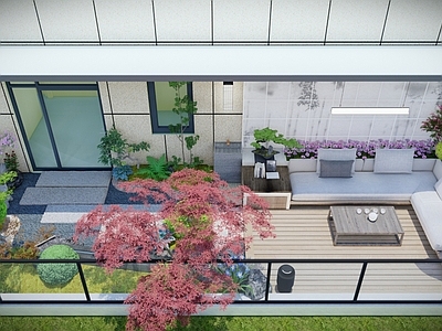 新中式屋顶花园