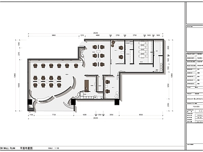 现代理发店 理发店 人气发型屋 造型设计 发型师 美发沙龙剪发 施工图