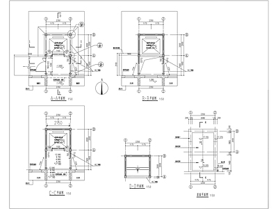 现代其他建筑 既有建筑加电梯 施工图