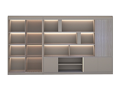 现代简约书柜 文件柜 书柜 背柜