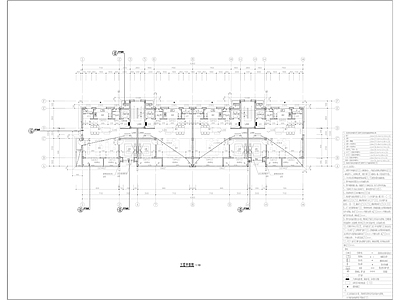 新中式别墅建筑 豪华叠 施工图
