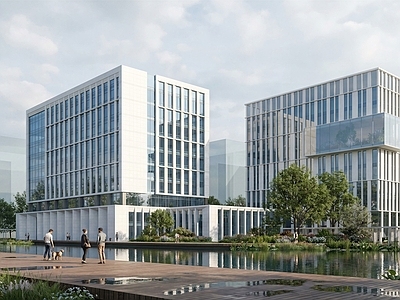 现代产业园办公楼 多层办公楼 多层产业园