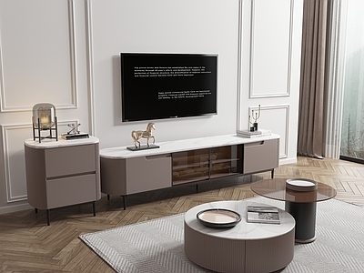 现代简约电视柜