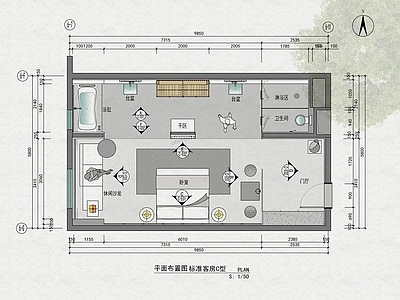 酒店客房 酒店民宿客房 客房样板 施工图