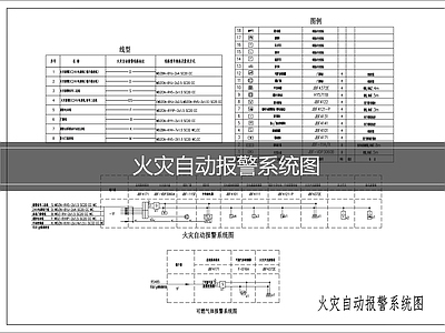 火灾自动报警系统 火灾自动报警系统 施工图