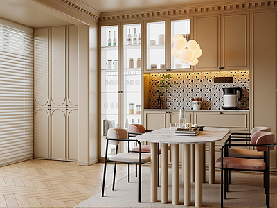 法式家居餐厅 家居餐厅