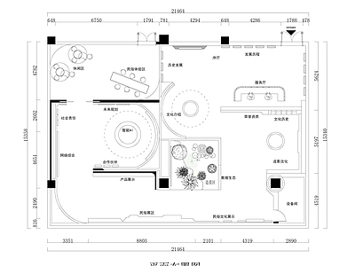 文化展厅 非遗民俗文化展厅 施工图