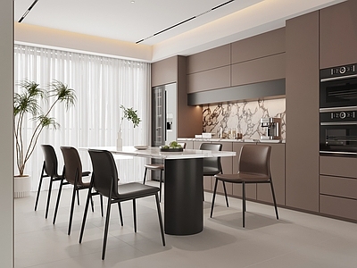 现代简约家居餐厅