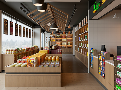 现代简约便利店 便利店