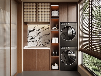 新中式家居阳台