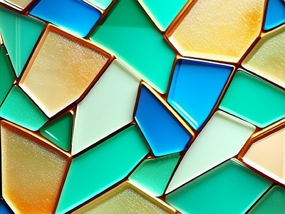 现代玻璃马赛克