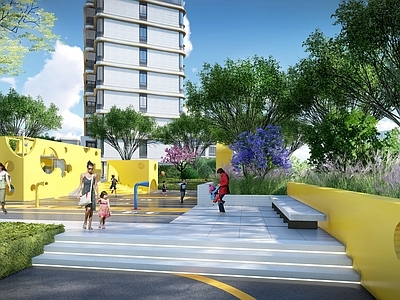 现代童趣风儿童游乐空间