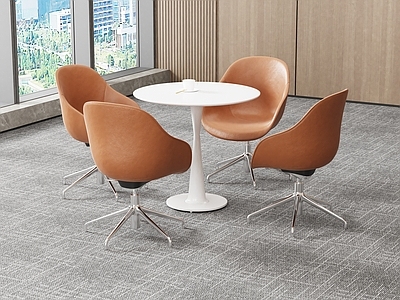 现代简约洽谈桌椅 茶水间桌椅 休闲桌椅组合 洽谈桌椅组合