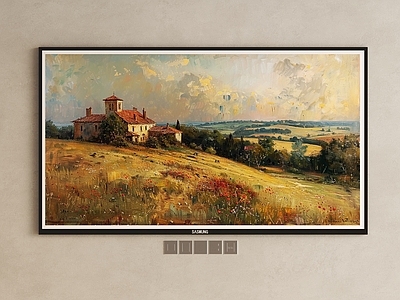 意式乡村电视 画壁电视