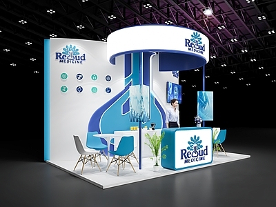 现代简约医疗展厅