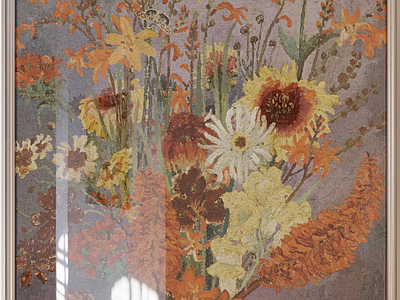 复古挂画 法式挂画 玄关挂画 客餐厅卧室挂画 植物挂画 中古挂画