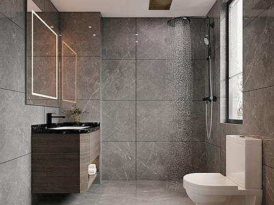 现代简约卫生间