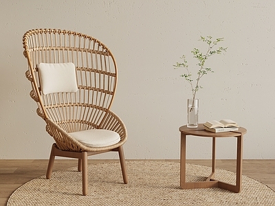 日式躺椅 侘寂中古风休闲椅