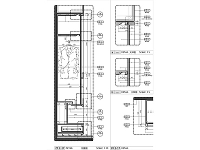 综合家具节点 榻榻米床节点大样 施工图