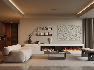 现代简约家居客厅