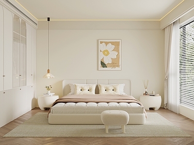奶油风主卧