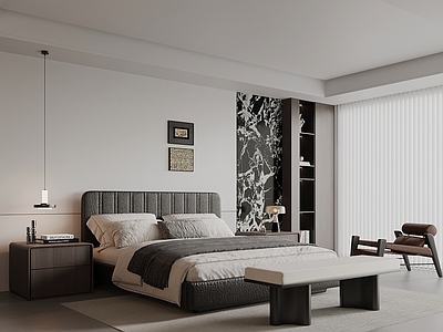 现代简约主卧