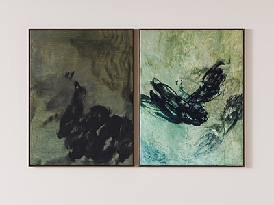 新中式组合画 现代挂画 客厅挂画 玄关挂画 卧室挂画 装饰画