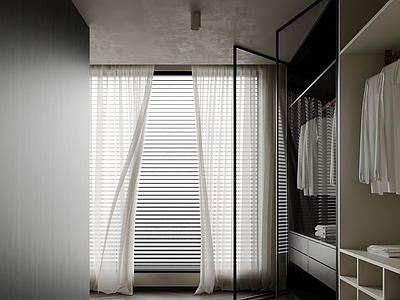 极简衣帽间 现代衣帽间 意式衣帽间