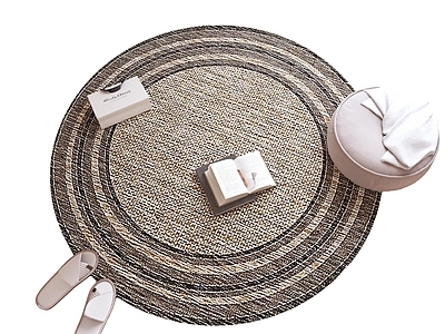 日式圆形地毯 现代圆形地毯