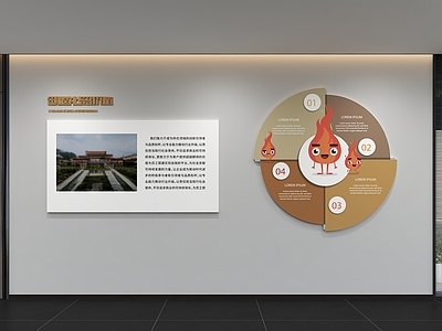 现代简约其他办公空间 现代企业文化墙 展示墙 标语 口号 宣传栏